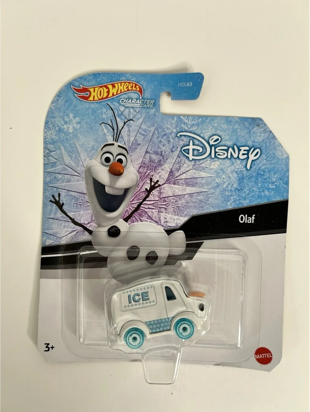 Hot Wheels Character Cars FYW05 Olaf 1:64 Scale Die-Cast Vehicle